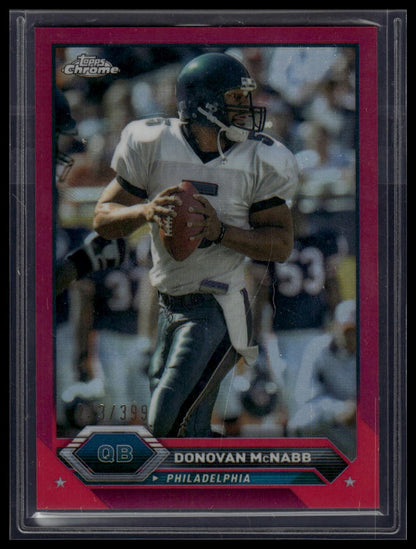2023 Topps Composite #40 Donovan McNabb Topps Chrome Magenta Refractor #/399