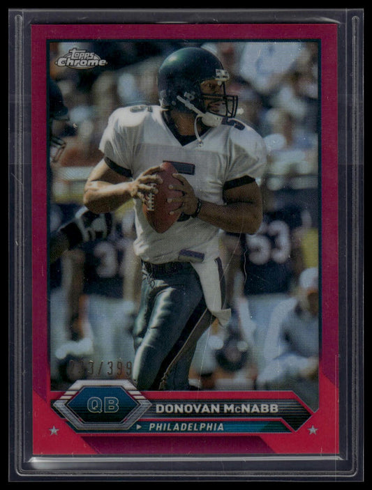 2023 Topps Composite #40 Donovan McNabb Topps Chrome Magenta Refractor #/399
