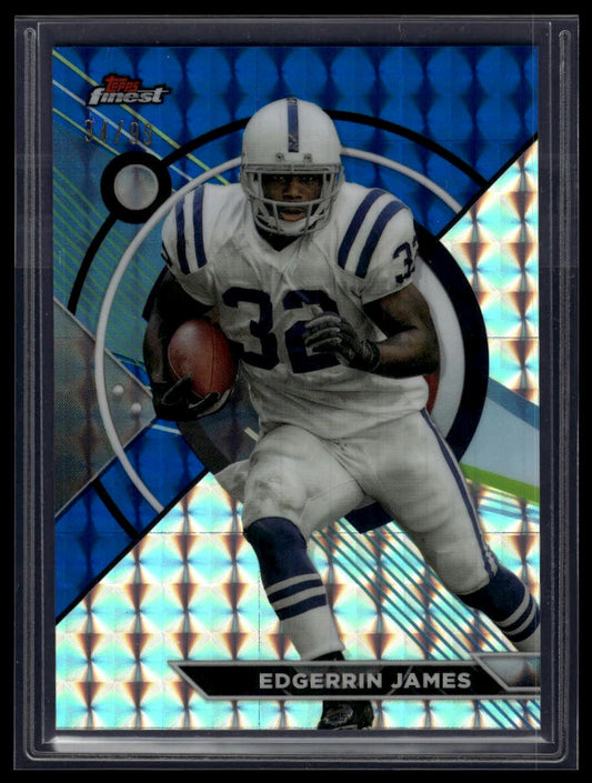 2023 Topps Composite #195 Edgerrin James Finest Blue Geometric #/99