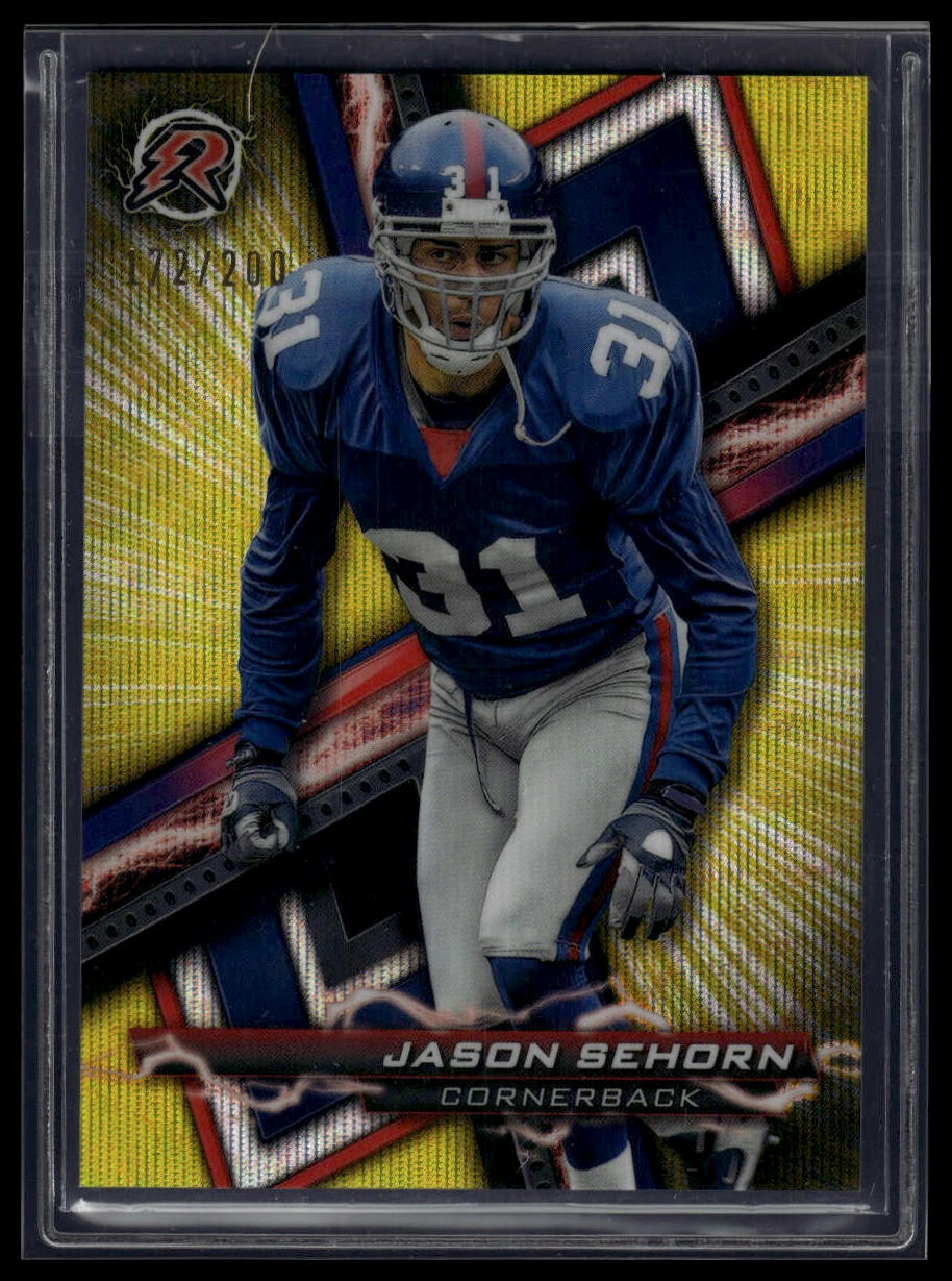 2023 Topps Composite #61 Jason Sehorn Resurgence Yellow Surge #/200