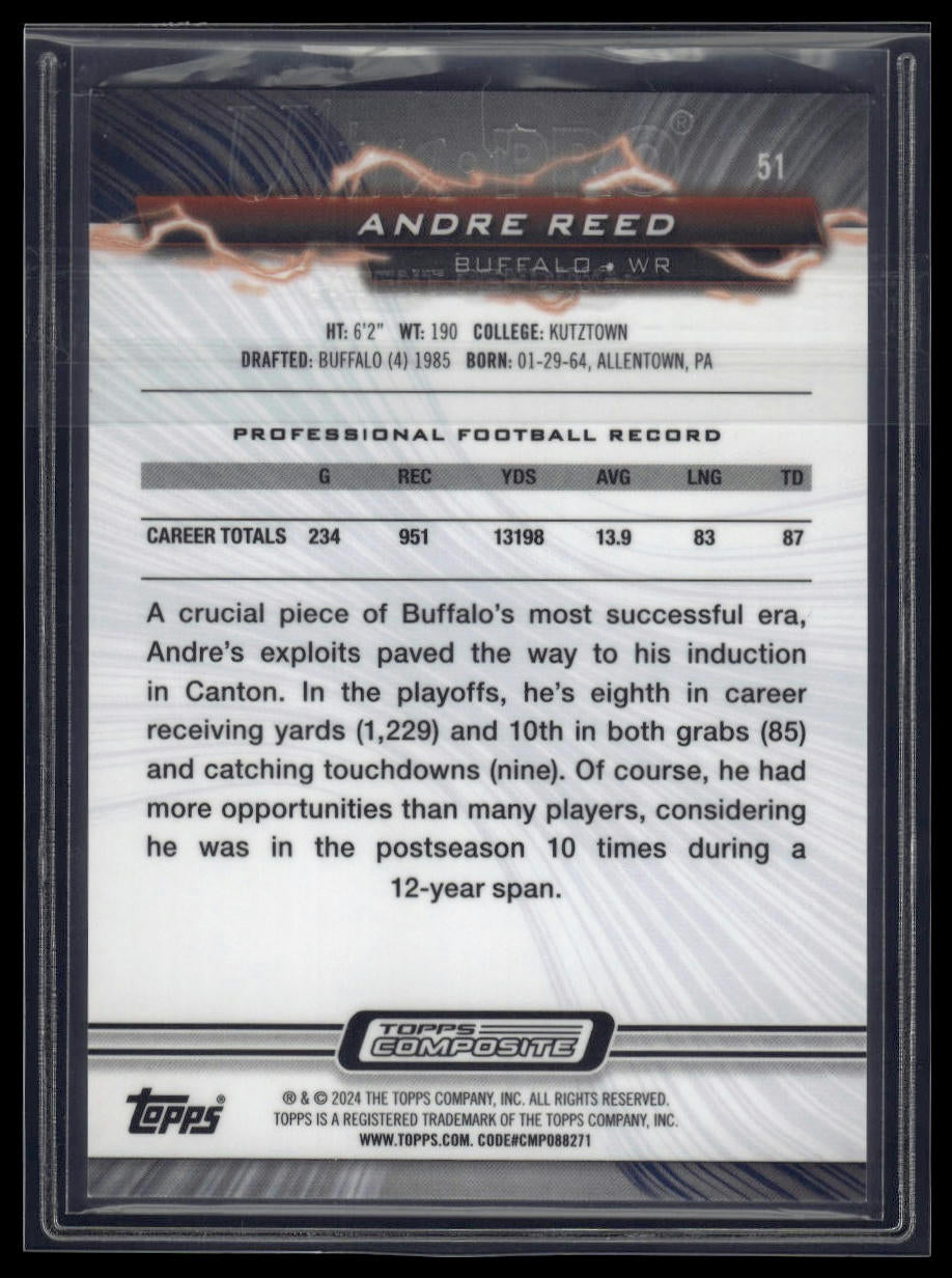 2023 Topps Composite #51 Andre Reed Resurgence Surge #/249