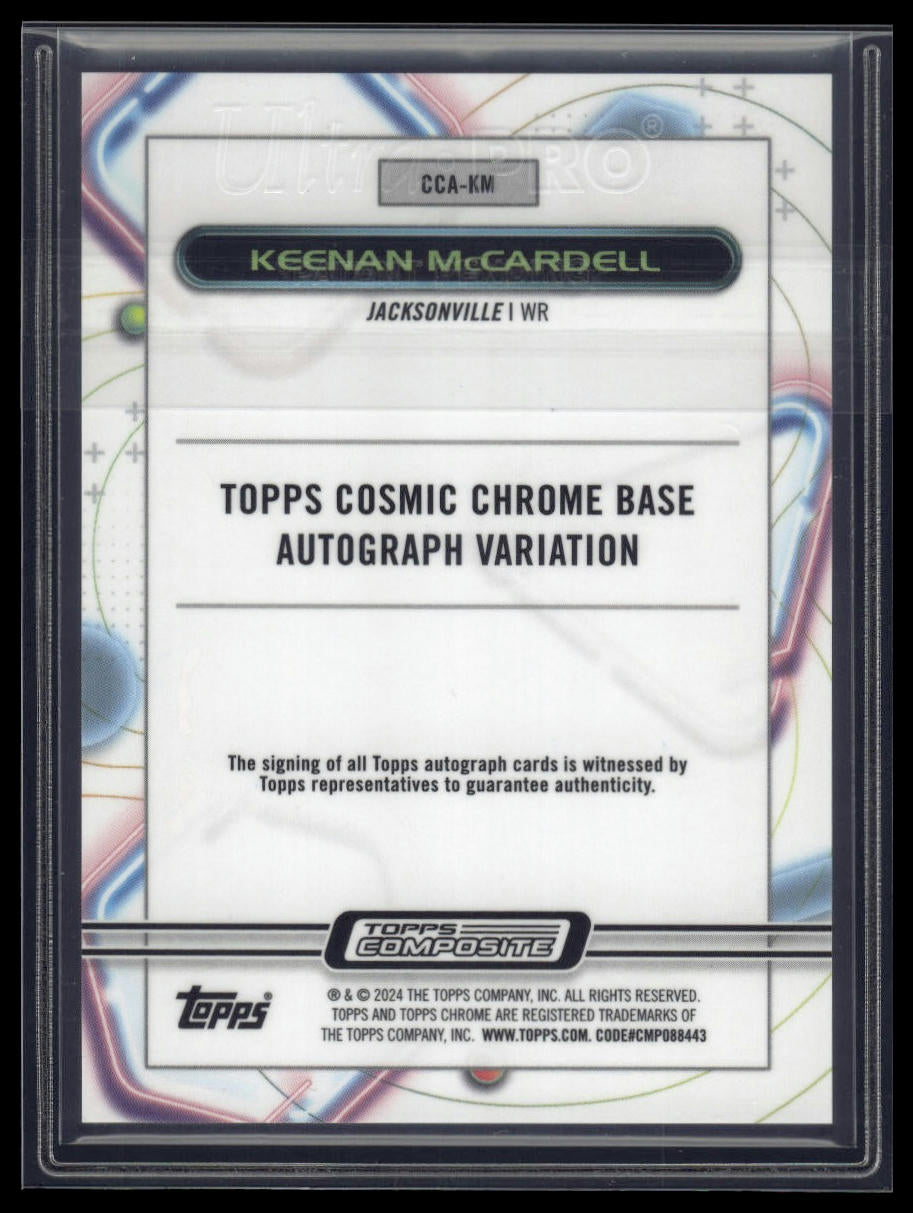 2023 Topps Composite #CCA-KM Keenan McCardell Cosmic Chrome Autographs