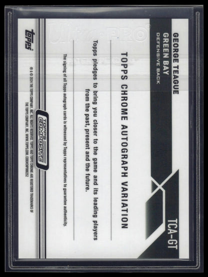 2023 Topps Composite #TCA-GT George Teague Topps Chrome Autographs