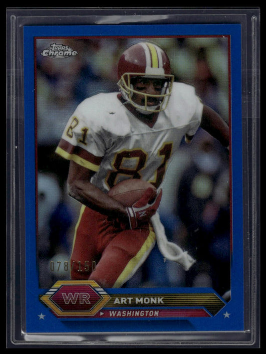 2023 Topps Composite #5 Art Monk Topps Chrome Blue Refractor #/150