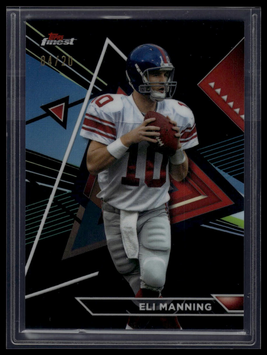 2023 Topps Composite #218b Eli Manning Finest Black Refractors #/20