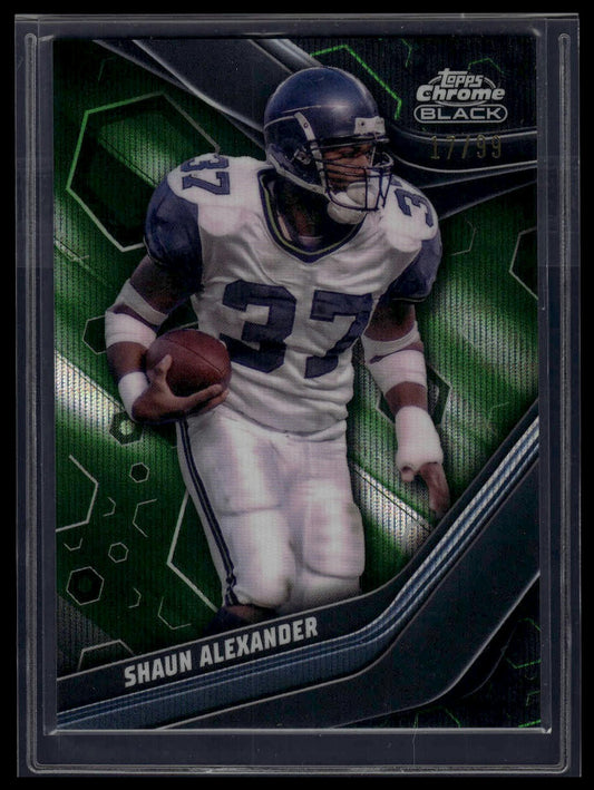 2023 Topps Composite #147 Shaun Alexander Topps Chrome Black Green /99