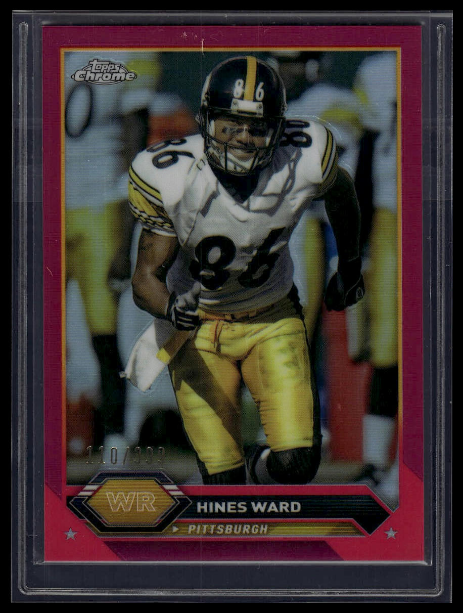 2023 Topps Composite #8 Hines Ward Topps Chrome Magenta Refractor #/399