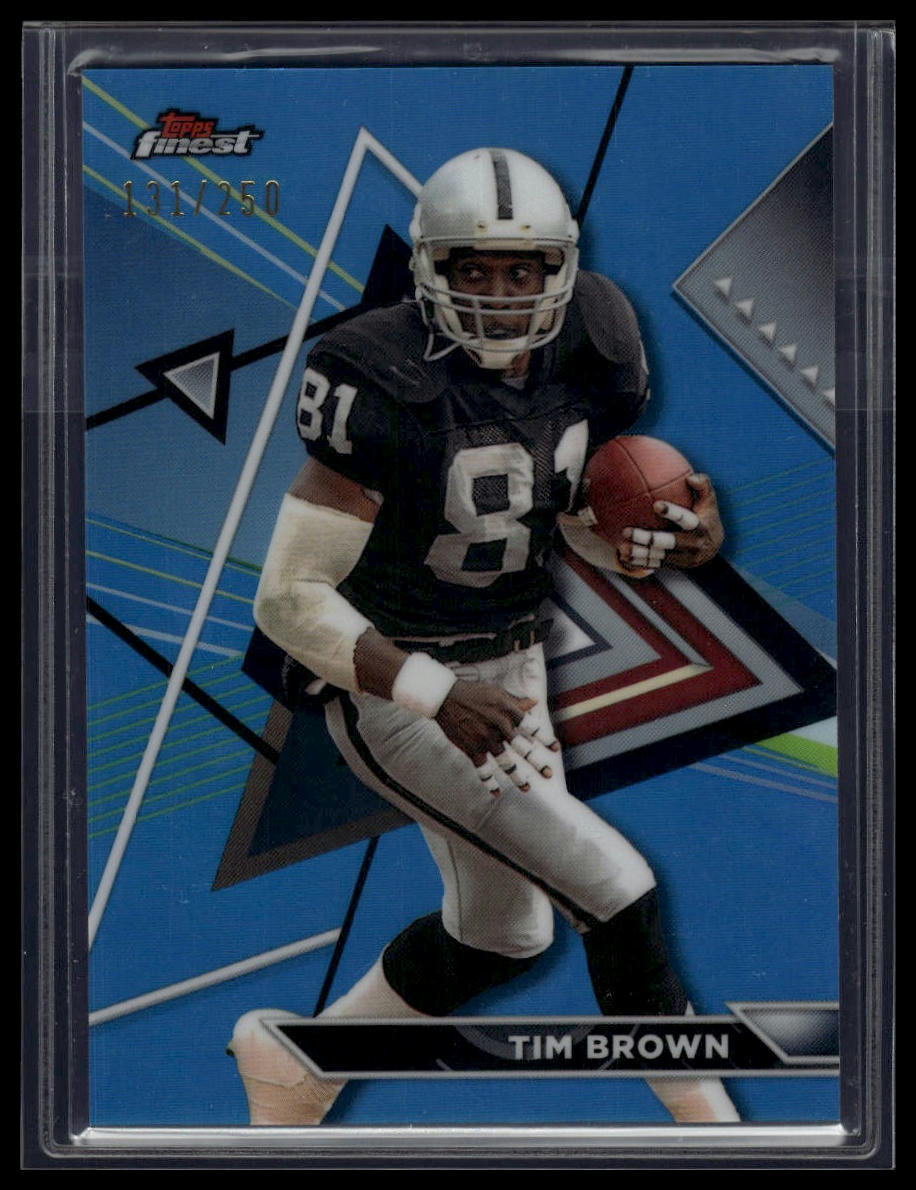 2023 Topps Composite #228 Tim Brown Finest Sky Blue Refractor #/250