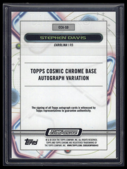 2023 Topps Composite #CCA-SD Stephen Davis Cosmic Chrome Autographs
