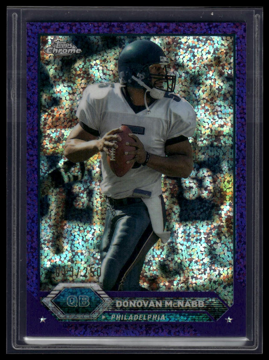 2023 Topps Composite #40 Donovan McNabb Topps Chrome Purple Speckle #/250