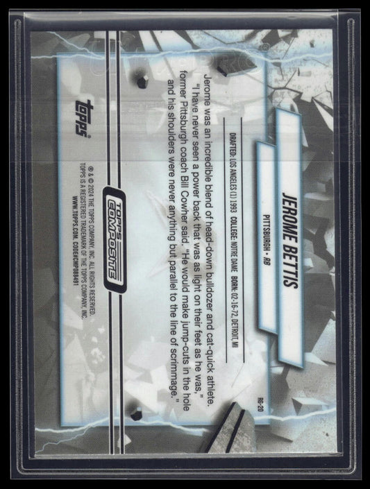 2023 Topps Composite #RG-20 Jerome Bettis Resurgence Grounded Gold #/50