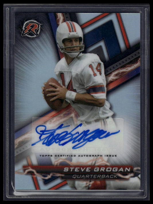 2023 Topps Composite #RA-SG Steve Grogan Resurgence Signatures