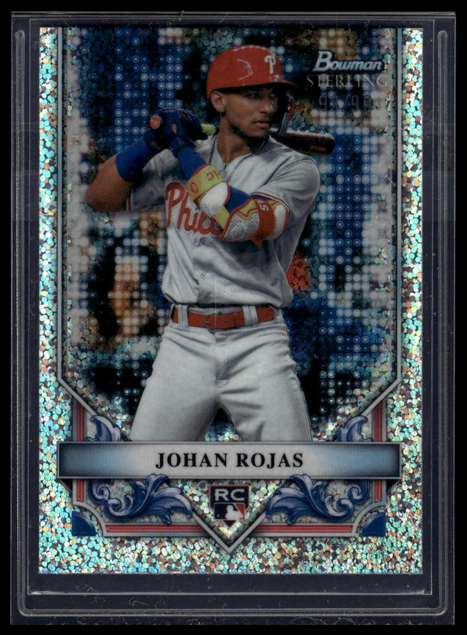 2024 Bowman Sterling #BSR-28 Johan Rojas Speckle Refractor #/99