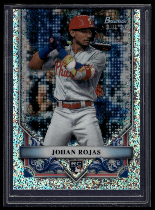 2024 Bowman Sterling #BSR-28 Johan Rojas Speckle Refractor #/99