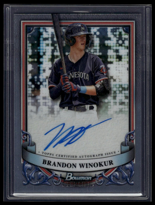 2024 Bowman Sterling #PA-BWI Brandon Winokur Prospect Autographs