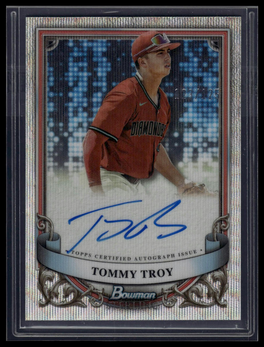 2024 Bowman Sterling #PA-TT Tommy Troy Prospect Auto /125