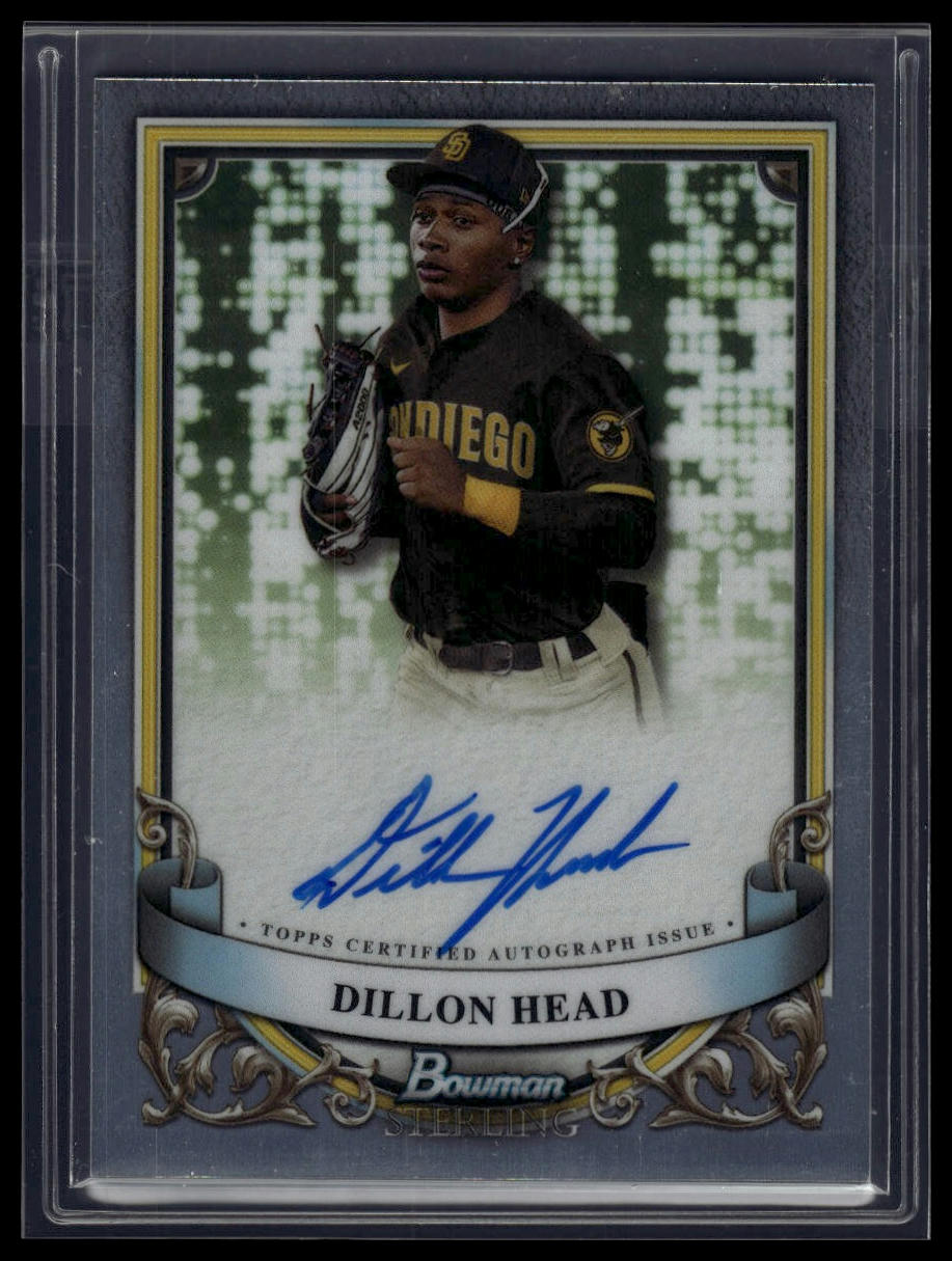 2024 Bowman Sterling #PA-DH Dillon Head Prospect Autographs