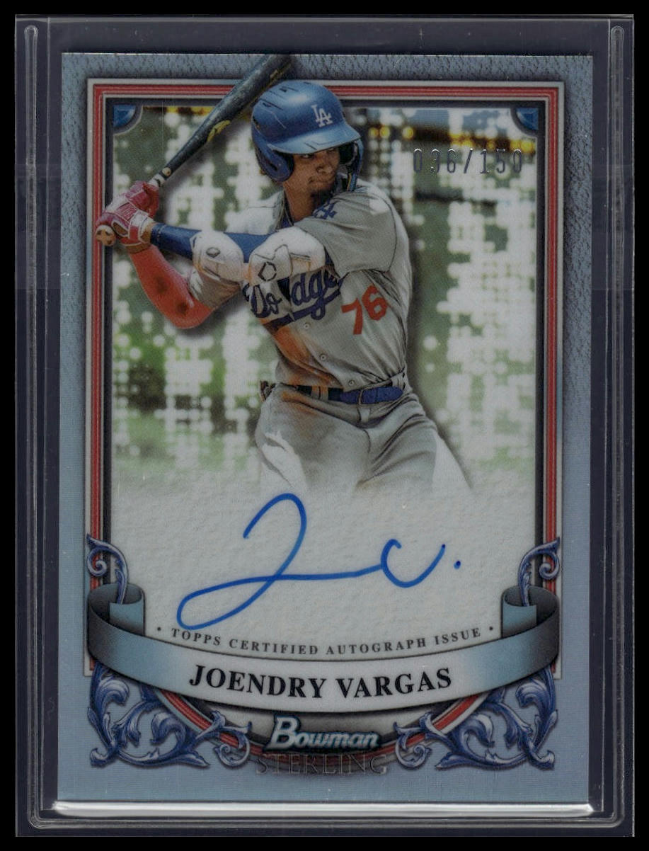 2024 Bowman Sterling #PA-JV Joendry Vargas Prospect Autographs Refractor #/150