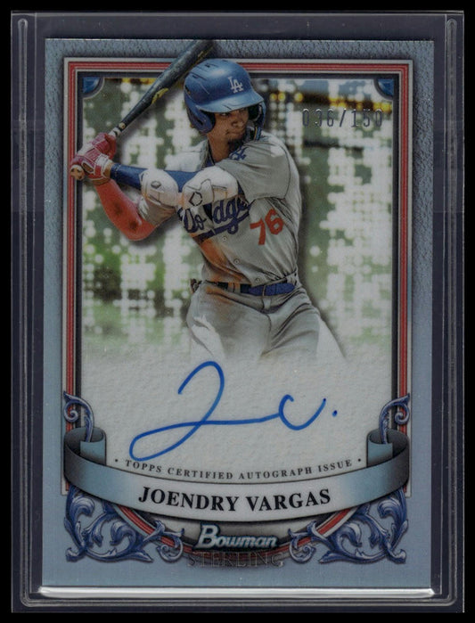 2024 Bowman Sterling #PA-JV Joendry Vargas Prospect Autographs Refractor #/150