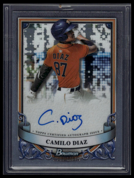2024 Bowman Sterling #PA-CD Camilo Diaz Prospect Autographs
