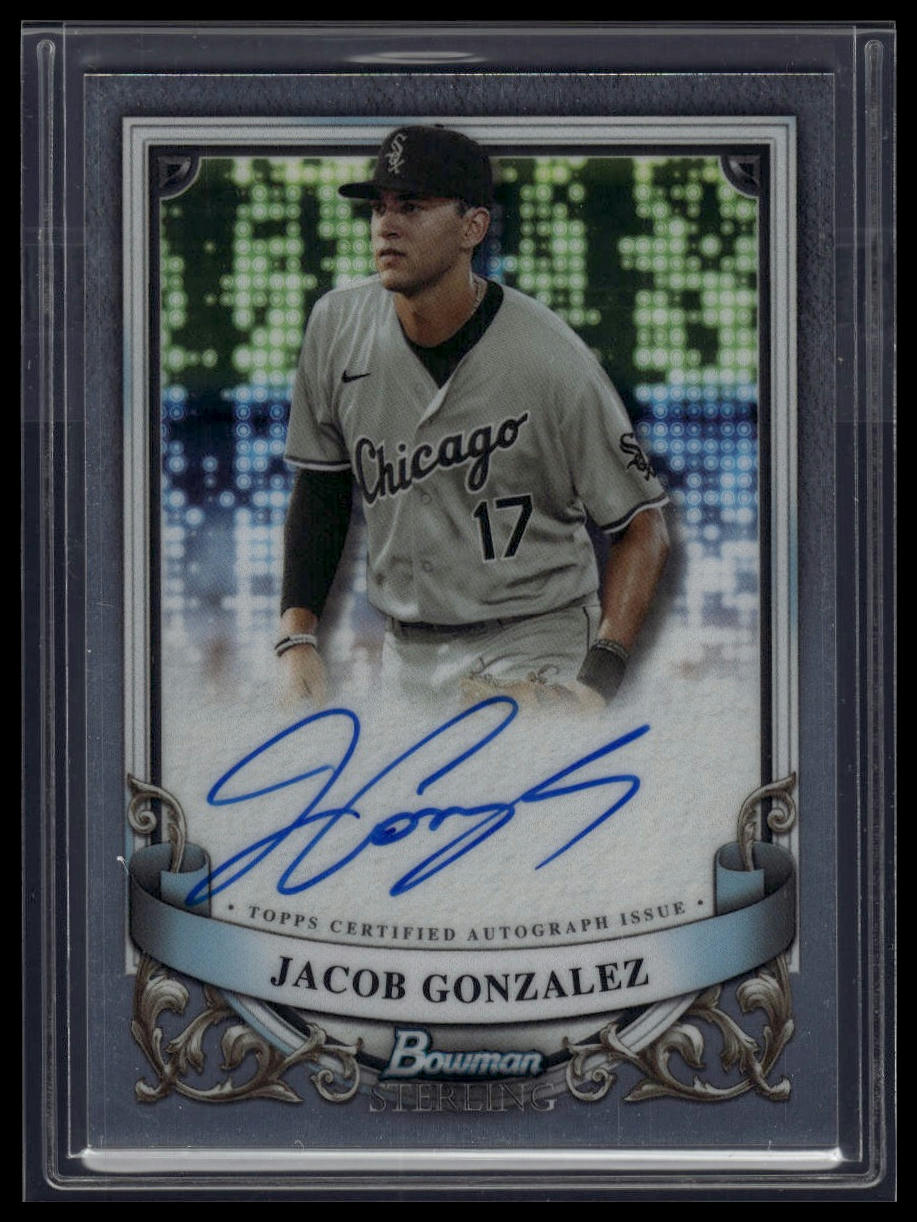 2024 Bowman Sterling #PA-JG Jacob Gonzalez Prospect Autographs