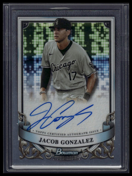 2024 Bowman Sterling #PA-JG Jacob Gonzalez Prospect Autographs