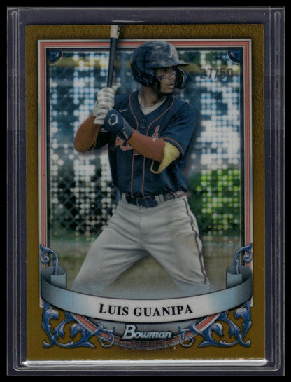 2024 Bowman Sterling #BSP-9 Luis Guanipa Gold Refractor #/50