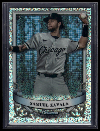 2024 Bowman Sterling #BSP-15 Samuel Zavala Speckle Refractor #/99