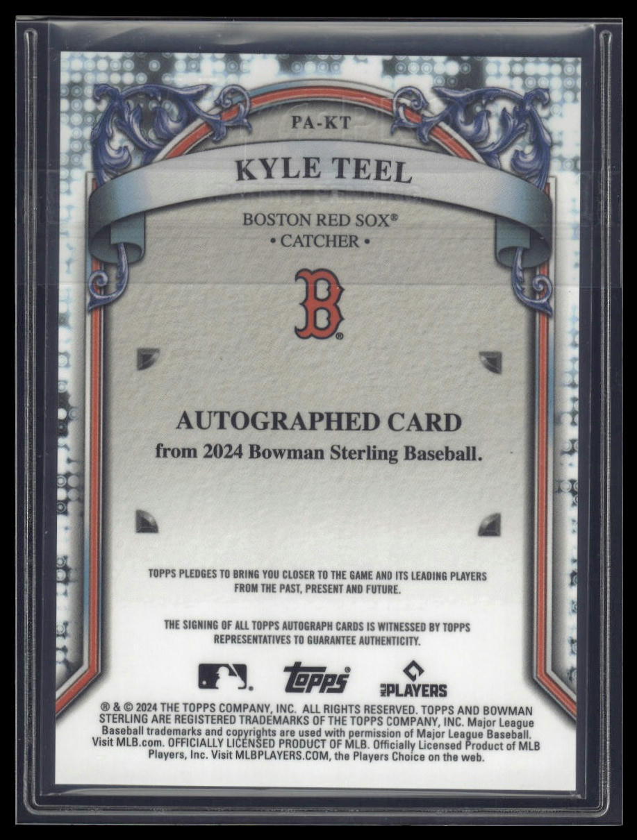 2024 Bowman Sterling #PA-KT Kyle Teel
