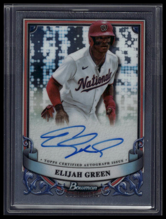 2024 Bowman Sterling #PA-EG Elijah Green Prospect Autographs