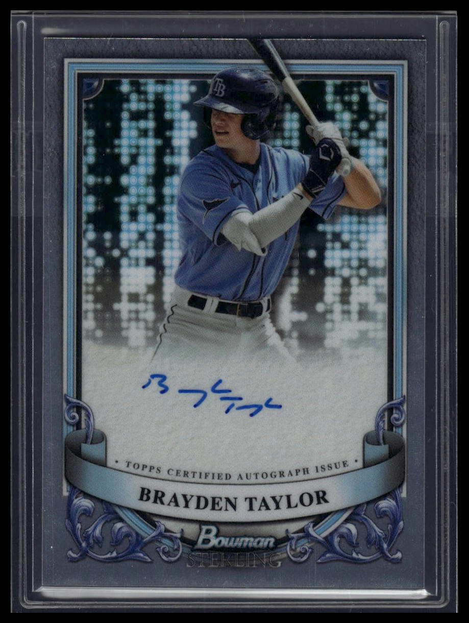2024 Bowman Sterling #PA-BT Brayden Taylor Prospect Autographs