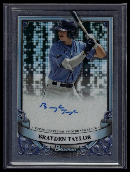 2024 Bowman Sterling #PA-BT Brayden Taylor Prospect Autographs