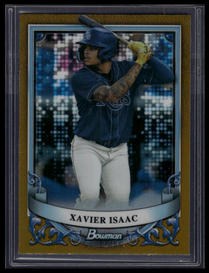 2024 Bowman Sterling #BSP-6 Xavier Isaac Gold Refractor #/50