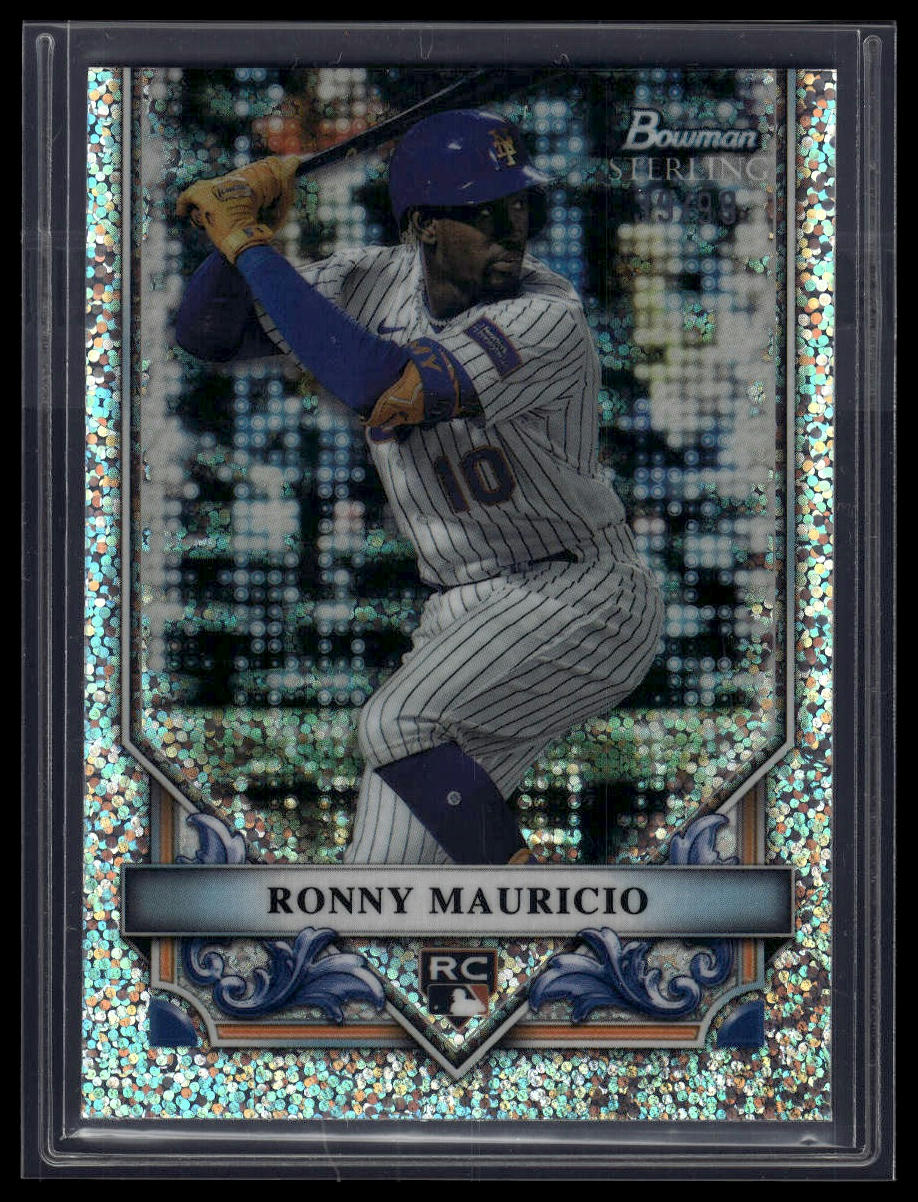 2024 Bowman Sterling #BSR-19 Ronny Mauricio Speckle Refractor #/99