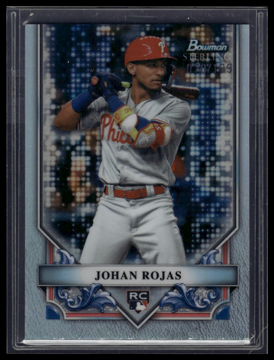 2024 Bowman Sterling #BSR-28 Johan Rojas Refractor #/199