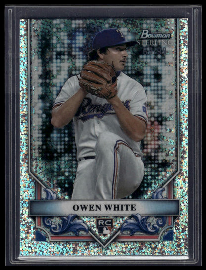2024 Bowman Sterling #BSR-32 Owen White Speckle Refractor #/99