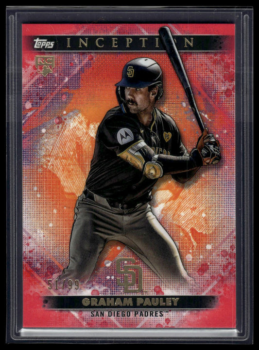 2024 Topps Inception #8 Graham Pauley Magenta #/99