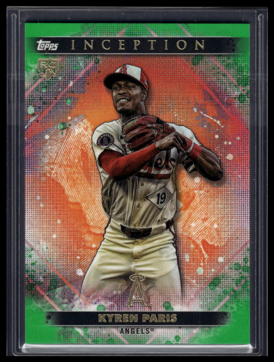 2024 Topps Inception #20 Kyren Paris Green