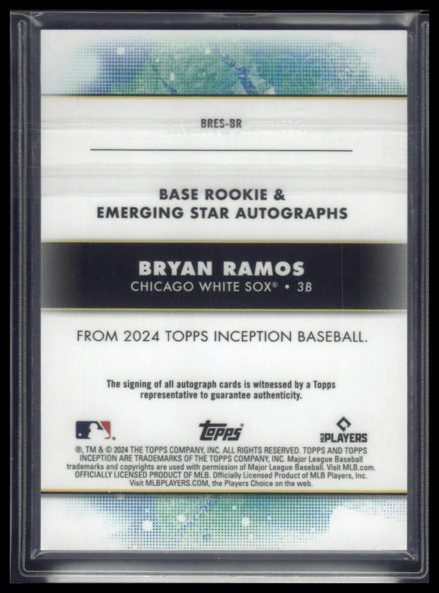 2024 Topps Inception #BRES-BR Bryan Ramos Auto /299