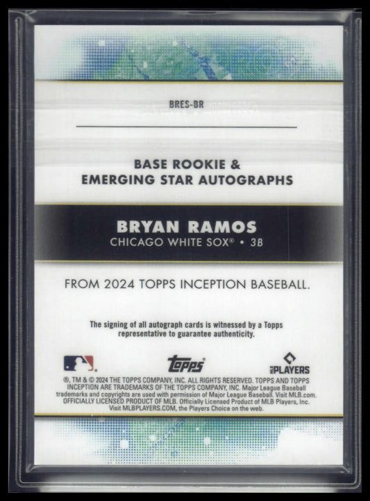 2024 Topps Inception #BRES-BR Bryan Ramos Auto /299
