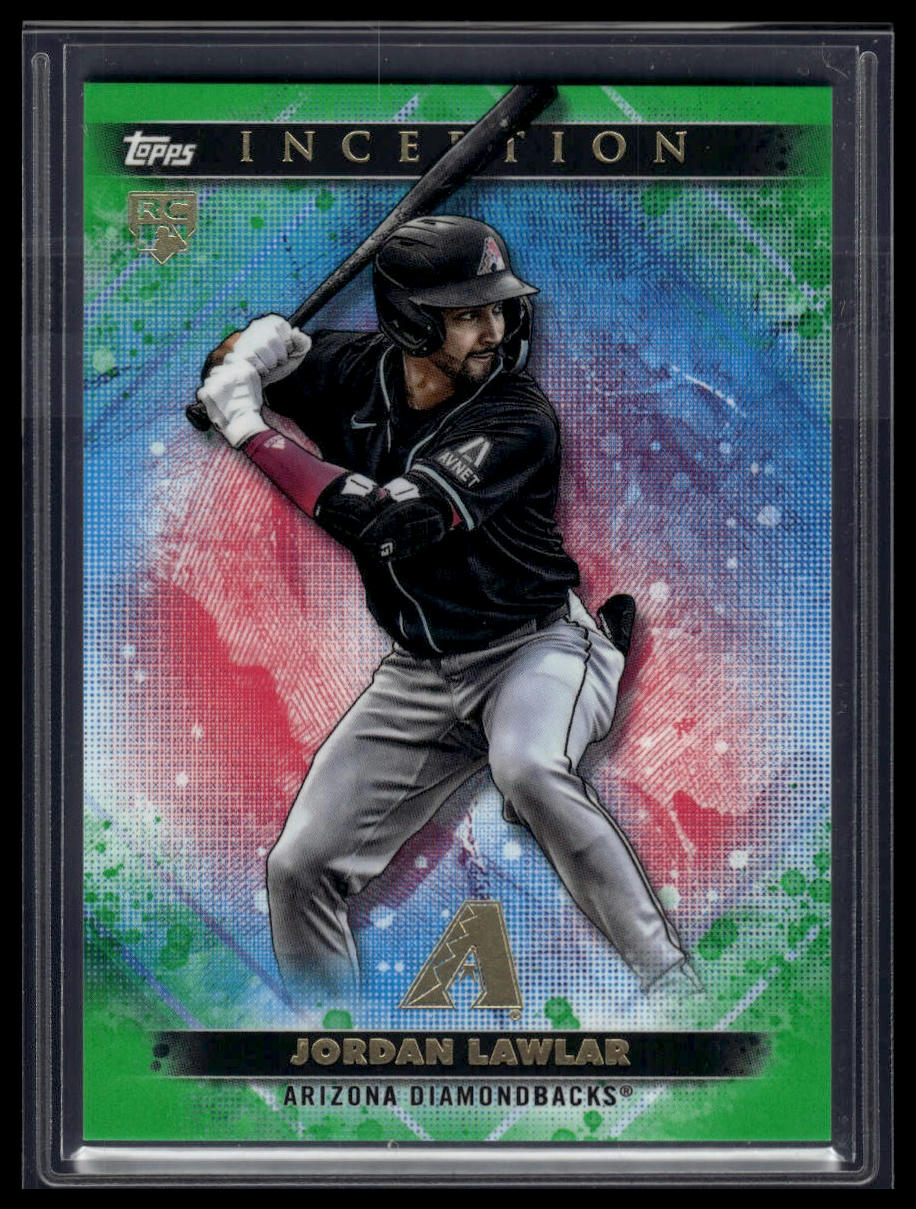 2024 Topps Inception #25 Jordan Lawlar Green