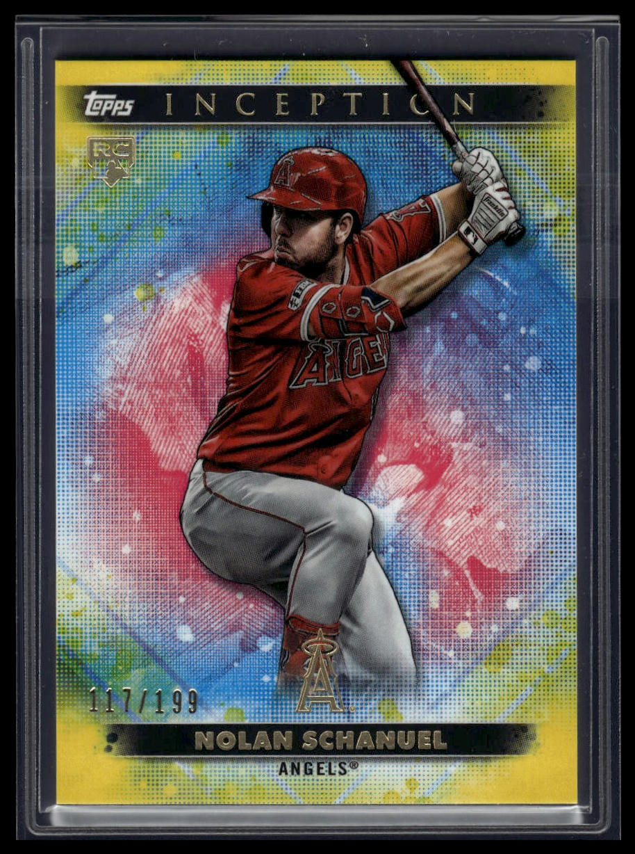 2024 Topps Inception #85 Nolan Schanuel Yellow #/199