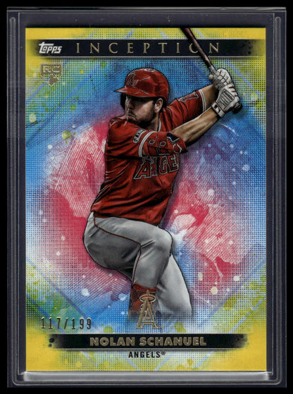 2024 Topps Inception #85 Nolan Schanuel Yellow #/199