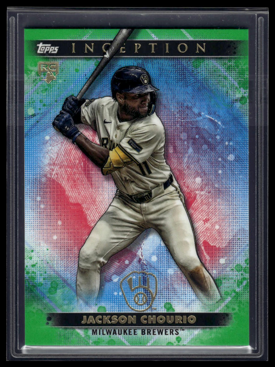 2024 Topps Inception #95 Jackson Chourio Green