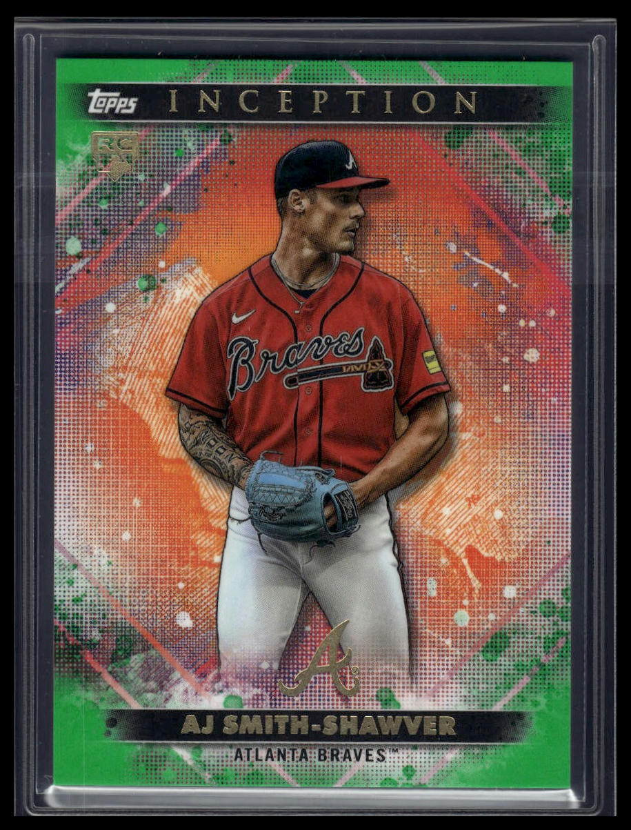 2024 Topps Inception #36 AJ Smith-Shawver Green