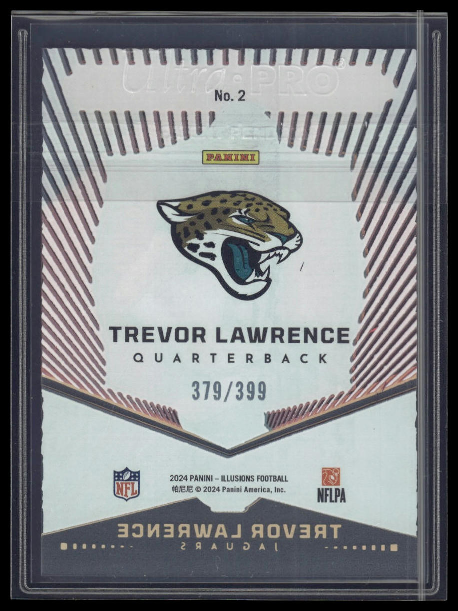 2024 Panini Illusions #2 Trevor Lawrence Abracadabra Pink #/399