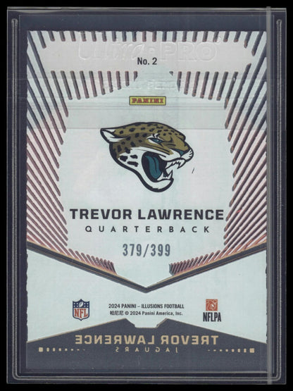 2024 Panini Illusions #2 Trevor Lawrence Abracadabra Pink #/399