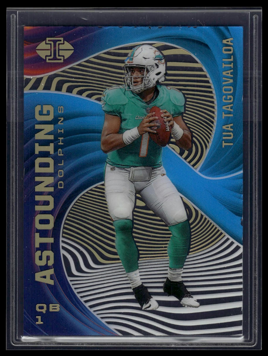 2020 Panini Illusions #A2 Tua Tagovailoa Astounding Light Blue #/299