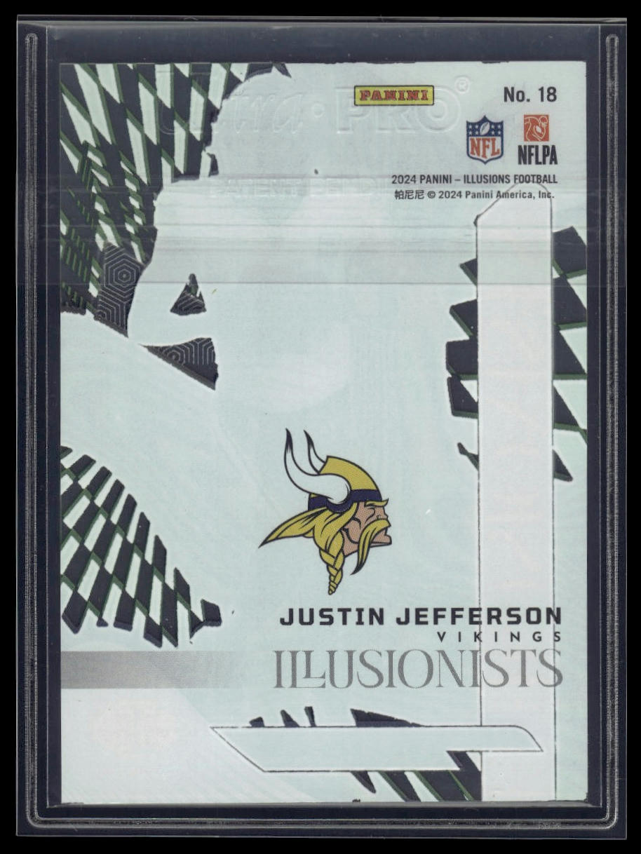 2024 Panini Illusions #18 Justin Jefferson Illusionists