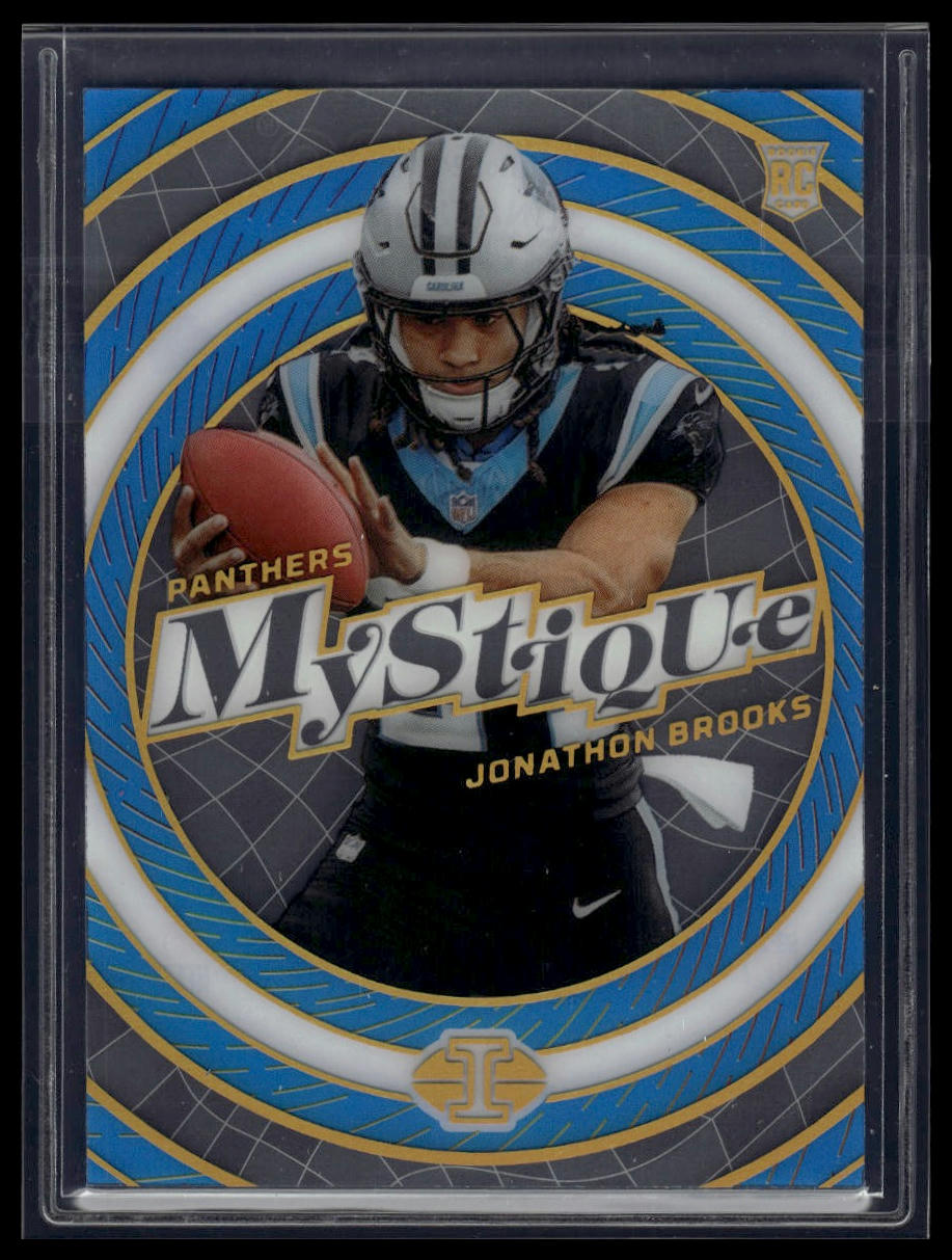 2024 Panini Illusions #24 Jonathon Brooks Mystique Light Blue #/299
